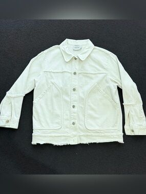 Rachel Comey White Denim Jacket